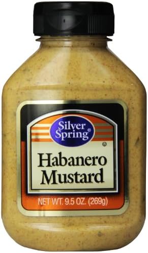 Silver Springs Habanero Mustard, 9.5-Ounce (Pack of 9)