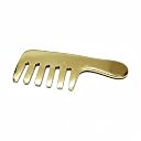 WITSOUL Kansa Comb Massage Tool - kansa Comb for Hair Fall/Growth/blood Circulation & Stress Relief Best for Head Massage (Handle Comb) gallery image