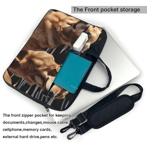 Bolso tipo Tote para laptop estilo Golden Retrievers miniatura 5