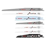 Reciprocating Saw Blade Set 7-Pack Carbon and Bi-Metal