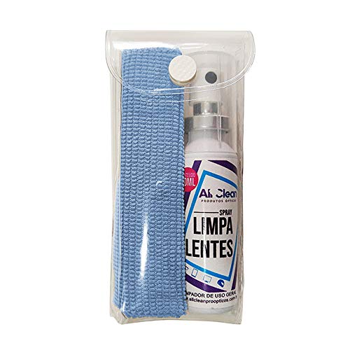 Limpa Lentes All Clean com Flanela e Estojo Transparente