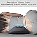3 in 1 Electric Lumbar Support Pillow, Triple Fusion Back Massager for Pain Relief Deep Tissue, Electric Traction Lifting & Heat Compress, All-Round Support, Waist Wedge Bolster
