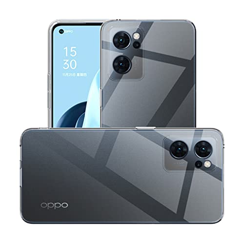 Image of Case Creation Brand - Mobile Cover for Oppo K10 (Soft & Flexible Back Case), Transparent