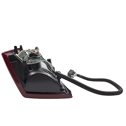 Brock Replacement Passenger Tail Light W/Red Signal Lens Compatible With 02-06 Escalade & 2003-2006 Esv 15079079 #TOP5