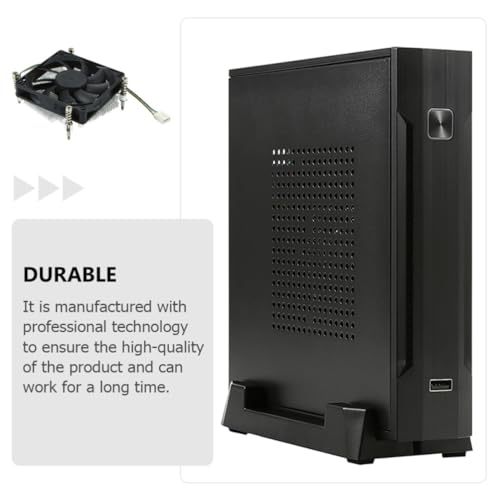 Ventilador de CPU Milisten con núcleo de cobre y aluminio para refrigeración silenciosa en PC 3