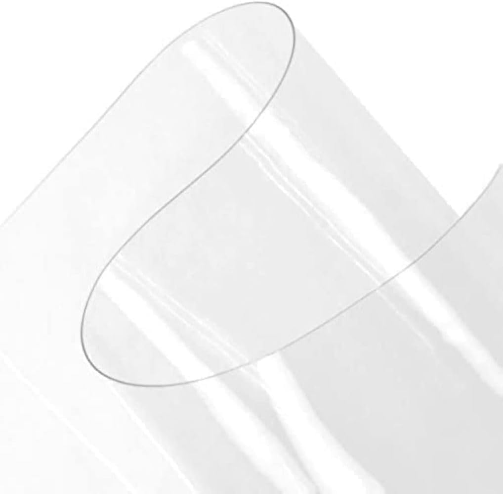 farm plastic supply - clear vinyl sheeting - 30 mil 5.5' wide - vinyl plastic sheeting, clear vinyl roll, clear vinyl sheet for storm windows, covering, protection, tablecloth protector (don’t specific size) 