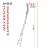 Little Giant Ladders, Velocity with Wheels, M17, 17 Ft, Multi-Position Ladder, Ratchet™ leg levelers, Aluminum, Type 1A, 300 lbs weight rating, (15417-801)