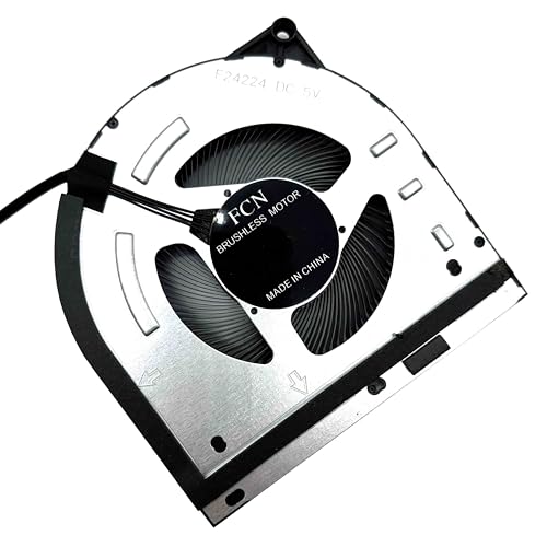 Image of BestParts New CPU+GPU Cooling Fan Replacement for Lenovo LOQ 15IRX9 (Type 83DV), P /N: 5H40S20996 5H40S20997 5H40S20998 (5V Fan)