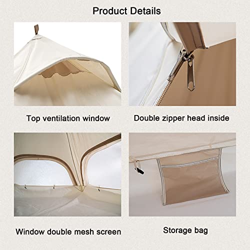 Carpa para camping familiar HGIYA impermeable de Oxford miniatura 2