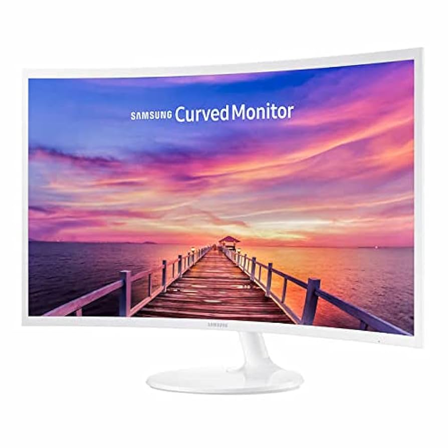 CPU LED Curved White Monitor 27 inches Amazon.com: SAMSUNG Curved White Monitor for Business 27inch