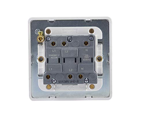 Interruptor Schneider GU1413WPW duradero de 88mm que elimina fallos de encendido 4