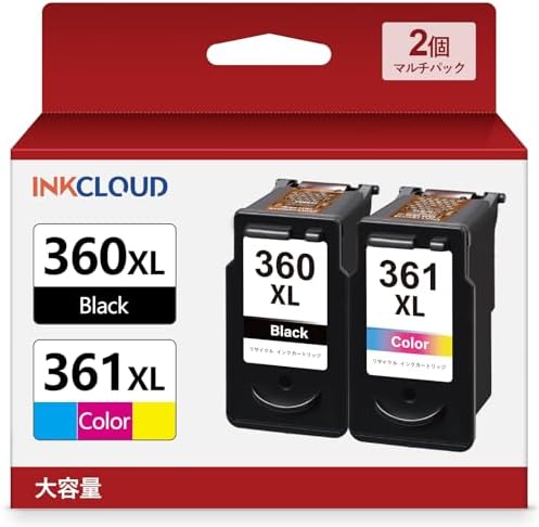 Amazon.co.jp: BC-360XL BC-361XL キャノン 用 インク BC-360 BC-361  