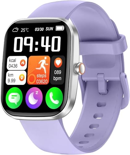 Smartwatch Damen Herren, 1.91'' Zoll HD Smart Watch mit Bluetooth Anrufe, Fitness...