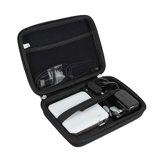 Hermitshell Hard Travel Case for Kodak Ultra Mini Portable Pocket Projector (Case for Kodak 150,Black 2)