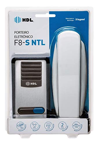 Porteiro Eletrônico HDL F8 Interfone com Fechadura Eletrônica 12V C-90