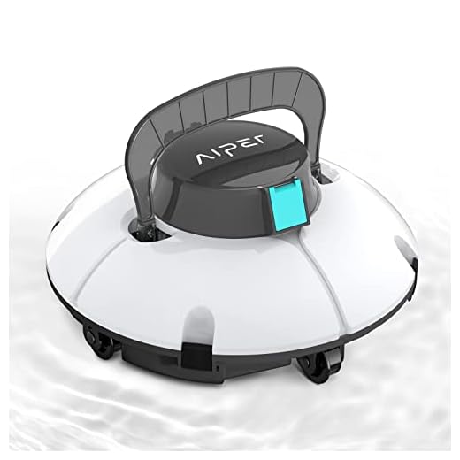 AIPER SMART Cordless Automatic Pool Cleaner, Strong Suction with 2pcs Upgraded Motors, Lightweight, IPX8 Waterproof, Auto-dock Robotic Pool Cleaner, Ideal for Above/In-ground Flat Pool Up to 538+Sq Ft
