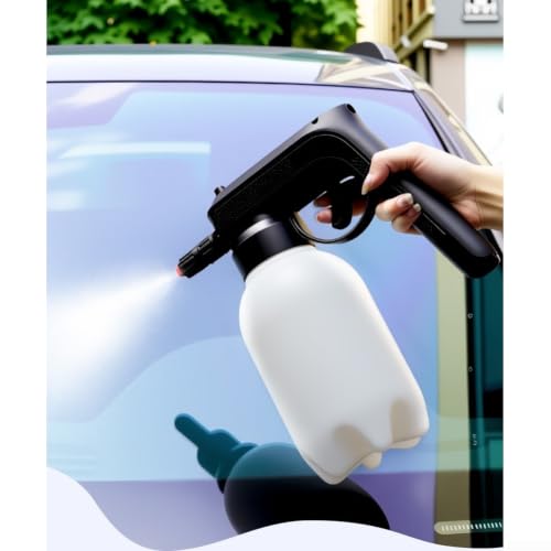 Pulverizador eléctrico de espuma 1,5L a batería en PE para lavado de coches y hogar 4