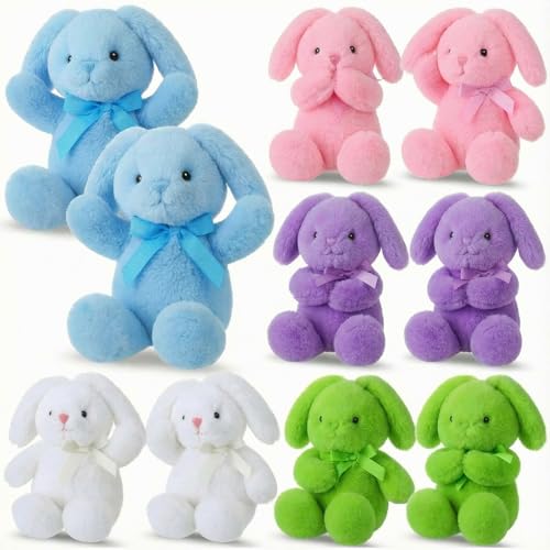 Arrowbash 10 Pcs 13.5 Inch Plush Easter Bunny Stuffed Animal