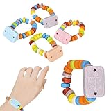 Fruidles Candy Watch Bracelet, Stretchable Multicolor Fruit-Flavored Chewables for Party Favors (Pack of 12)