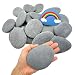 Lifetop Painting Rocks - Set of 6, DIY Rocks for Painting Kindness Rocks Smooth Surface Stones,Arts and Crafts (Style 2)