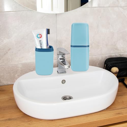 Travel Toothbrush Cup Case Portable PP Seal Tooth Brush Holders Cover White - Bild 11 von 29