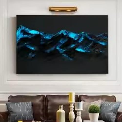 Peinture sur toile paysage naturel pour habiller un grand mur vide de salon