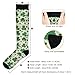 Fashion Cute Socks for Men and Women Saint Patrick's Day Striped Cute Shamrock Hat Knee High Compression Socks Support for Sport Running Hiking Fitness Casual at Home