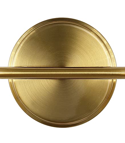 Image of JONATHAN Y 10.75 inch Brass Gold Modern Integrated LED Vanity Light Wall Sconce for Bathroom, Clear Bubble Acrylic Shade Minimalist Art Deco Light for Hallway, Entryway, 4000K (JYL7223B)