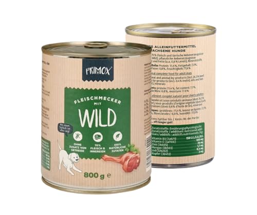 Primox | Wild 2x6x800g | Sparpaket | Hundefutter