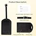 4 Leather Luggage Tags with Privacy Flap, Adjustable Straps, Name Id Cards for Travel, Suitcase & Bag Labels