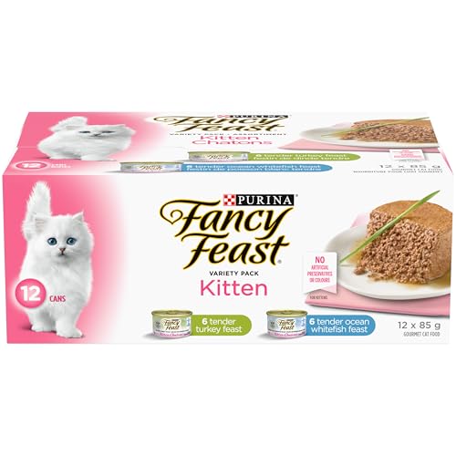 Fancy Feast Wet Kitten Food Variety Pack 2 Flavours - 85 g (12 Pack) image 5