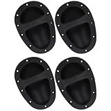 Hemobllo 4 Stück Lautsprechergriffe aus Robustem Abs Kunststoff Ersatzgriff für Lautsprechergehäuse Leichter Tragegriff für Bühnen und Verstärkerboxen