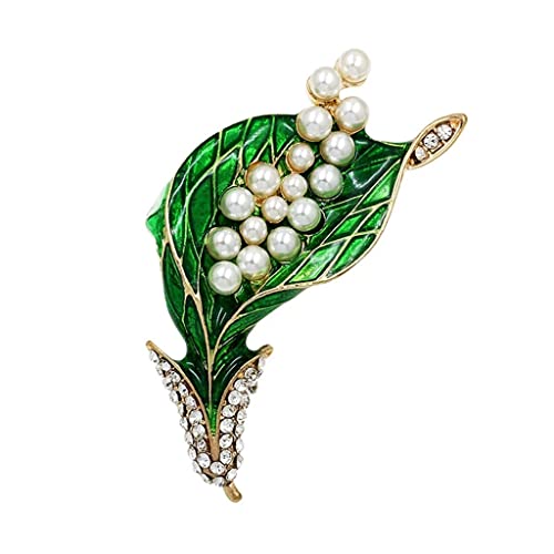 Broche coquille de perle en alliage rétro pour sublimer vos tenues de bureau