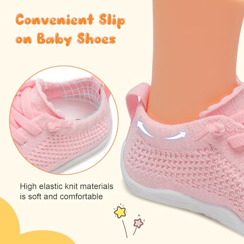 Image of JIASUQI Baby Shoes for Toddler Boys Girls Sneakers Slip on Walking Shoes for Babies