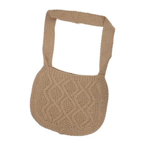 Baluue Bolso de Hombro Crochet Vintage Estilo Retro Bolso Cruzado Ligero para Mujer Almacenamiento de Objetos Personales Moda Versátil