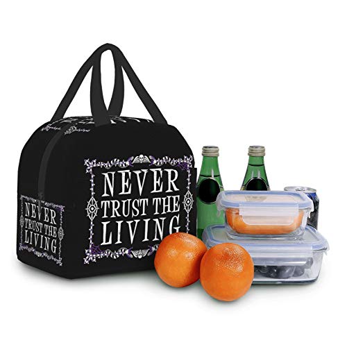 Antcreptson Never Trust The Living Oxford Cloth Waterproof Thick Insulation Bag Picnic Bag Large Portable Lunch Box Bag Frozen Bag Insulation Package #TOP7