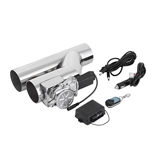BuoQua Catback rura wydechowa typu „downpipe”, 76 mm, E-Cut, pilot zdalnego sterowania, system HQ 76mm