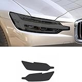 Car Headlight Protective Film For Volvo V60 S60 2018 2019 2020 Accessories Car Headlight Protection Tint Film Smoke Black Transparent Light Sticker fit