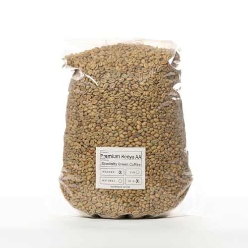 Image of Premium Kenya AA Unroasted Specialty Green Coffee Beans - Single Origin 100% Arabica - Bulk Wholesale Pricing (10 Pound Bag /4.5kg)