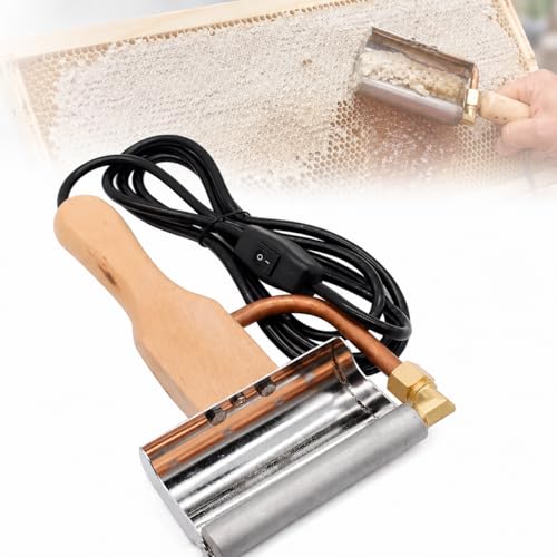 Cuchillo eléctrico para uncapping de miel con mango antideslizante