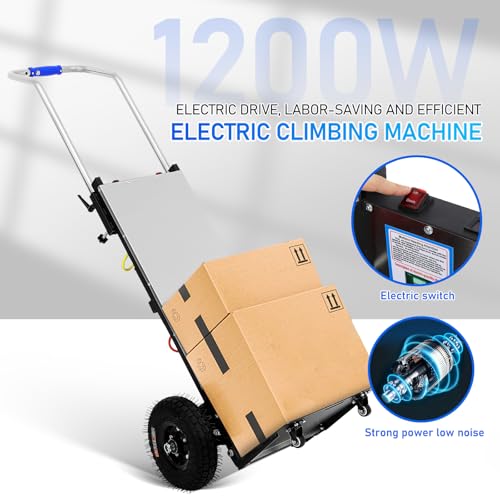 Carretilla eléctrica para escaleras 1200W capacidad 881lbs miniatura 5