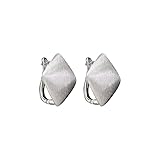 🌿 Opción de regalo: estos aretes cuadrados de plata de ley 925 son un bonito regalo para el día de San Valentín, aniversario, Navidad, día de la madre, cumpleaños, fecha para tu esposa, novia, madre, hija, hermana, prometida, mejor amiga y mucho más.