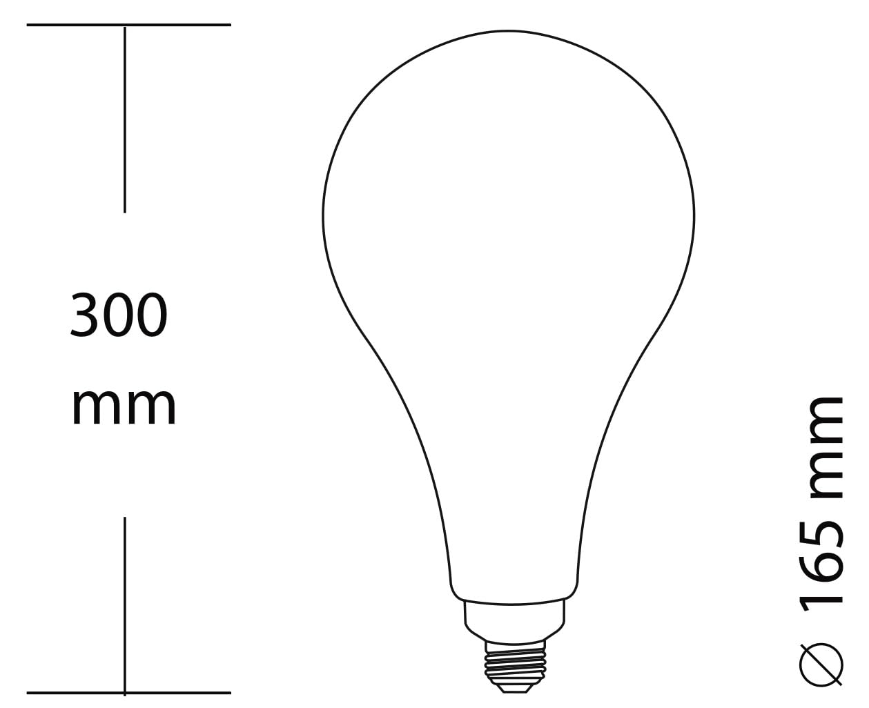 greenandco lampadina LED design vintage per illuminazione ambientale | dimmerabile | E27 A165 | 4,9W 200lm | 1800K (bianco molto caldo) | 320° | 230V | ambra | senza sfarfallio