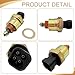 HQRNYP Automobile Idle Motor, Idle Control Valve, Fuel Injection Injector Air Control Valve, Automotive Fuel Injector Air Motor for Chevy, Replaces OEM#17089062, AC102, 17111286, AC1, 17111281