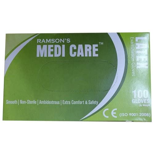 See full amazon price history chart for ARASUN Ramsons MediCare Latex Examintaiton Gloves Medium Size (100 Nos) | 50 Pairs | White ARASUN Ramsons MediCare Latex Examintaiton Gloves Medium Size (100 Nos) | 50 Pairs | White (B09SWJBFNH) Amazon Price History, Amazon Price Tracker