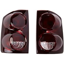 Xtune ALT-JH-DDAK05-OE-RSM Tail Light Dodge Dakota 2005-2010 / Ram Dakota 2011 OEM Style s -Red Smoked