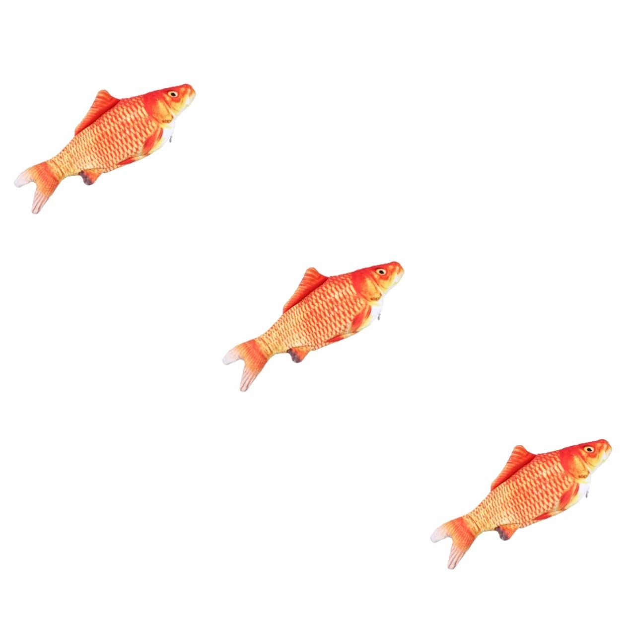 Ipetboom Lot De 3 Jouets Amusants pour Chats Poisson Électrique Interactif Jouet Réaliste pour Chatons Apparence De Poisson pour Occuper Les Chats
