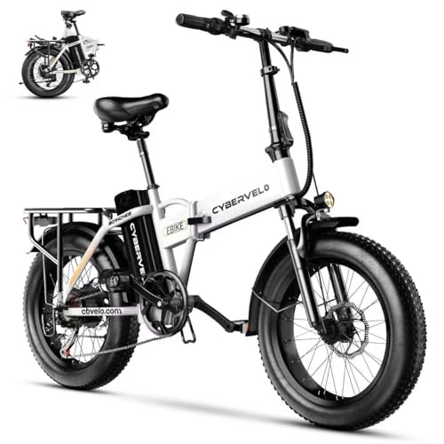 1000W Folding Electric Bike, 48V 20.8AH Large Removable Battery E-Bike, 30+MPH, 80 Miles Max Range, 20