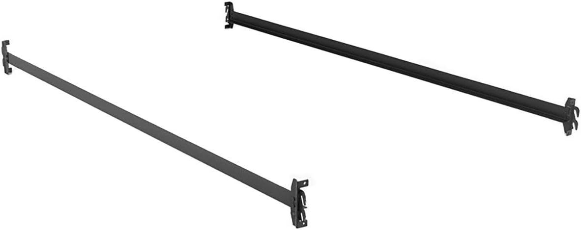 Steel Bed Side Rails with Hook-On Claws, 76" Long for Twin & Full Size Beds