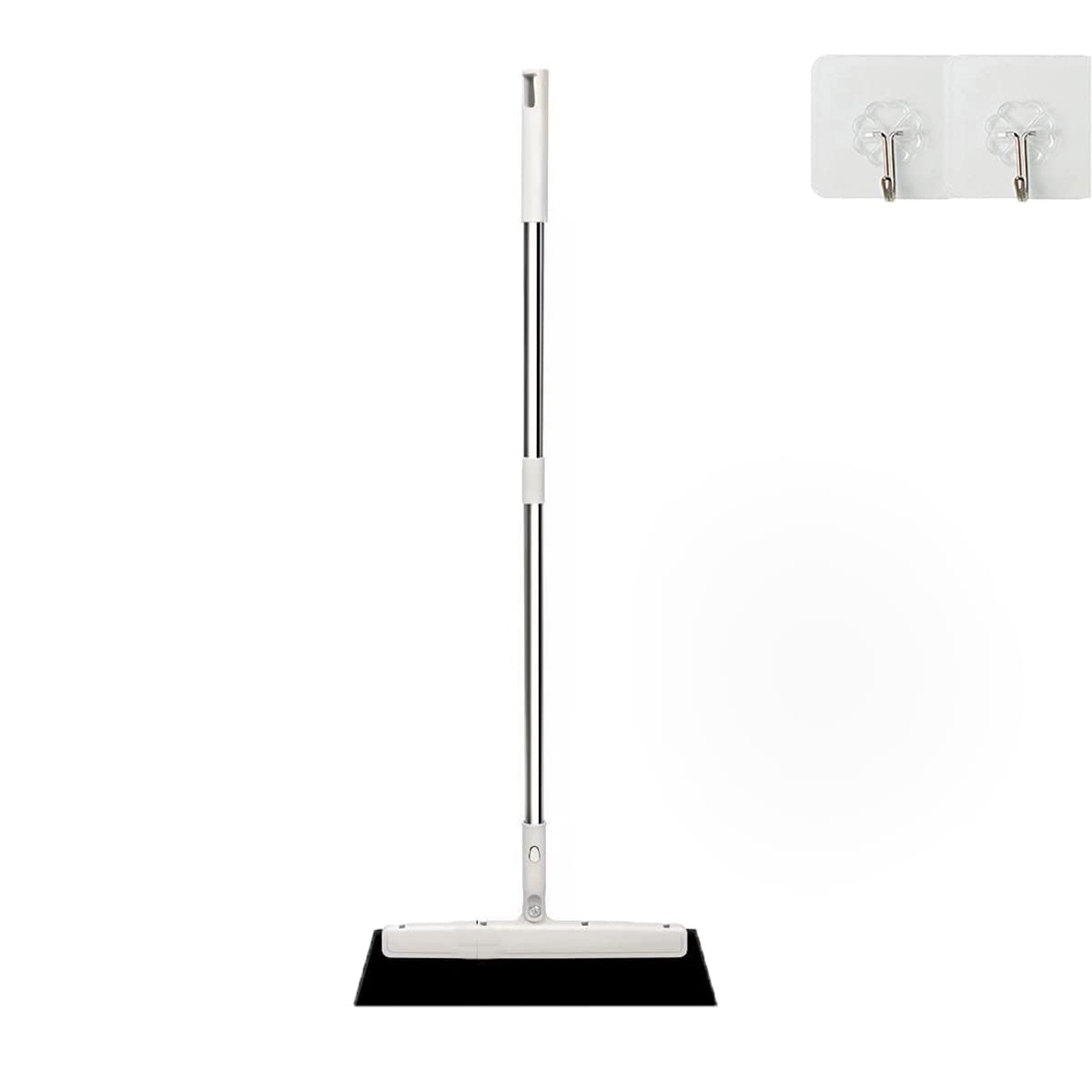 Tiny Alpaca Magic Broom, Floor Squeegee Cleaning home sweep water scraper floor glass Water Foam Cleaning Long Adjustable Removable Handle Anti-Static Household (Beige)